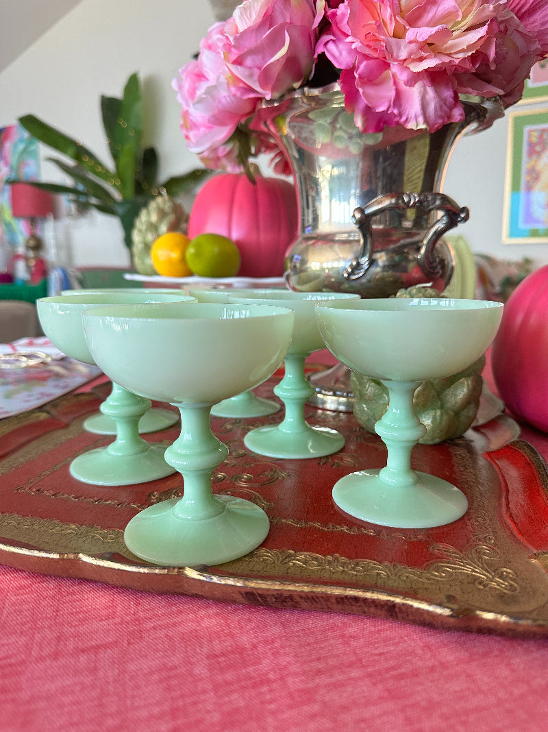 Set of Mix and Match Antique Champagne Coupes – Madame de la Maison