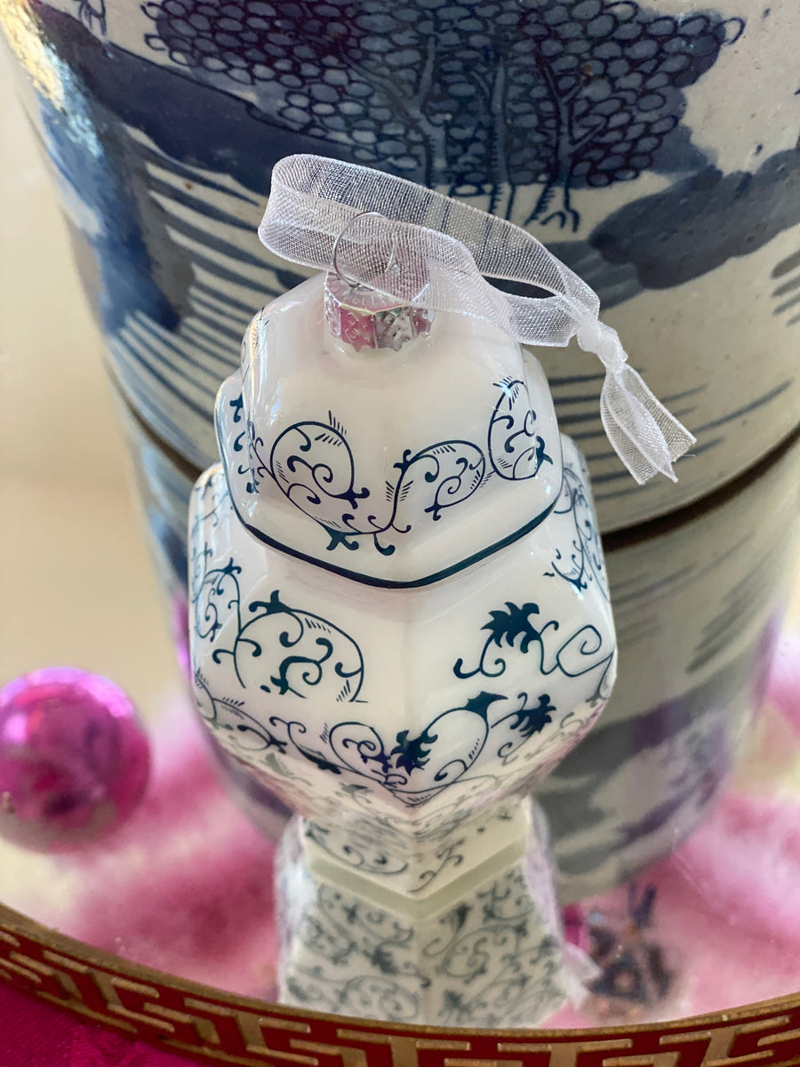 Blue & White Ginger Jar Ornaments