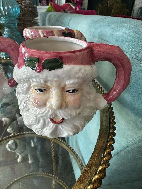 Vintage Santa Mugs, Each SOLD SEPARATELY