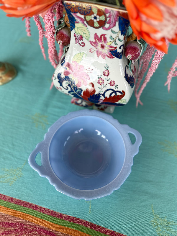 Blue Milk Delphite Glass 3 Piece Nesting Measuring Cup Set Depression  Style, Vintage, Art Deco, Kitchenware, Farmhouse, Retro Kitchen Dish -   Denmark