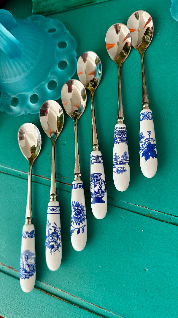 Spode set of teaspoons, pastry forks Chinoiserie – The House