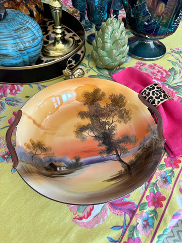 Vintage Noritake Bowl, Hand Painted