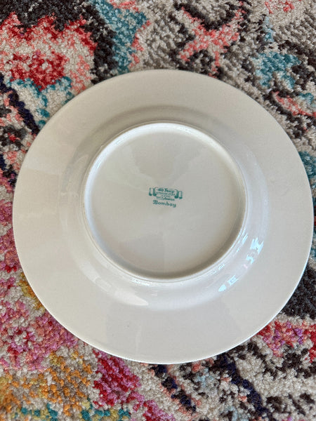 Vintage Plate -Old Ivory Syracuse China Bombay Pattern, 2 available