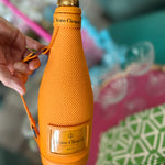orange bottle cover for wine or champagne
