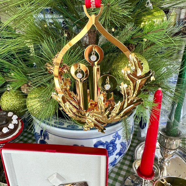 Vintage Christmas Ornament - Georg Jensen 1999 Christmas Candles