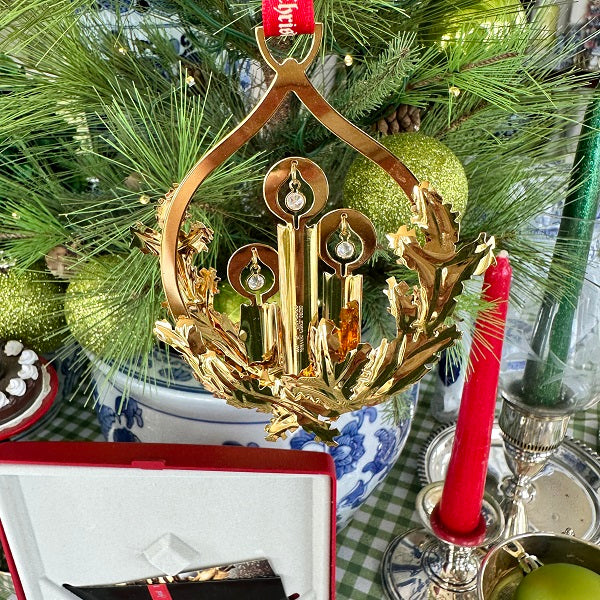 Vintage Christmas Ornament - Georg Jensen 1999 Christmas Candles
