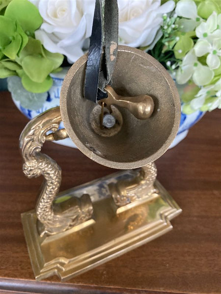 Vintage Brass Dolphin fish Bell