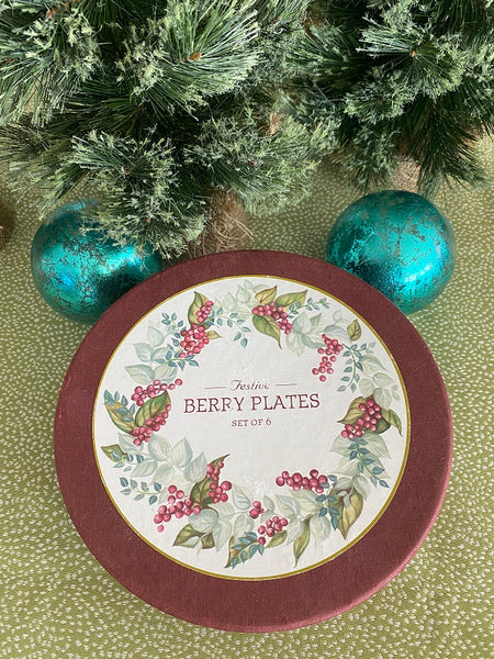 Set of 6 Berry Plates, Restoration Hardware