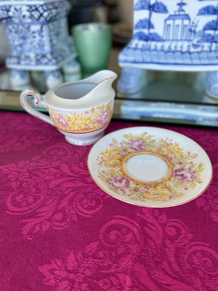 Vintage Sugar and Creamer, Japan