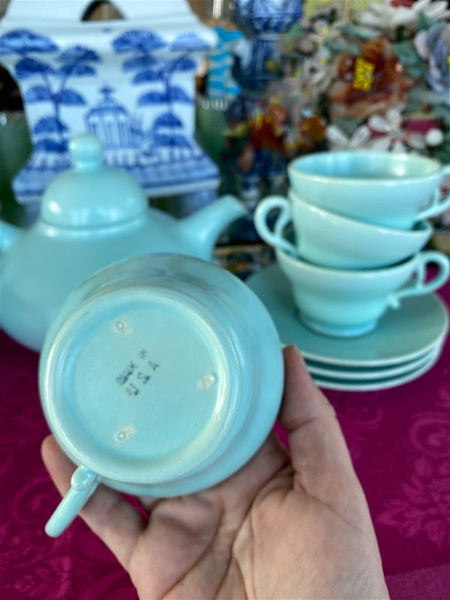 Vintage 1940's Franciscan ware tea set