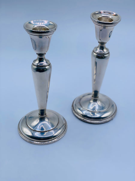 W-Vintage Sterling Silver candleholders