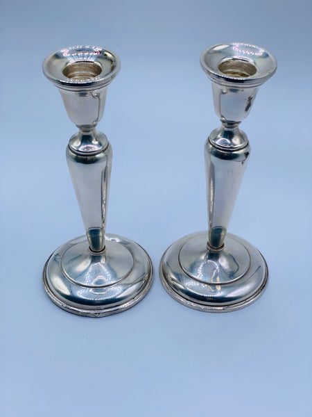 W-Vintage Sterling Silver candleholders