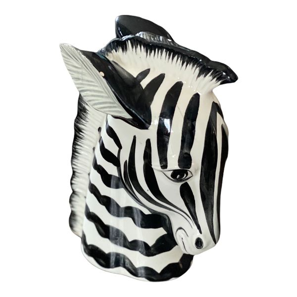 Fitz and Floyd Zebra Head Figurine