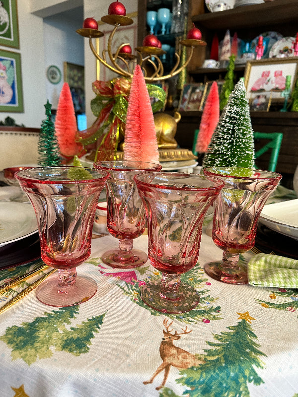 Portmeirion Studio A Christmas Story Set of 4 Iced Tea Glasses