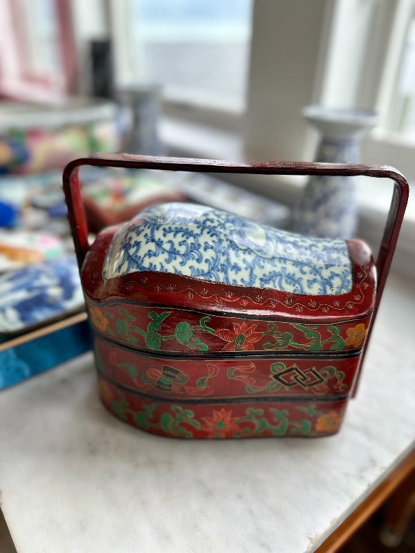 Vintage Chard Box, Stacked with Handle, Lunch or Snack Box – The House ...