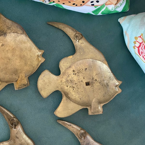 Vintage Brass Fish - Wall Hanging Figurines