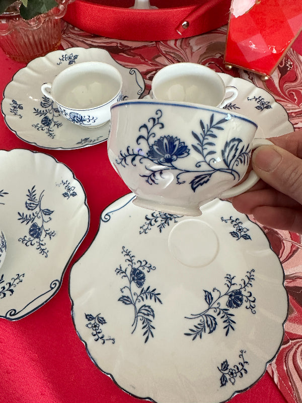 Snack Plate with Teacup Set