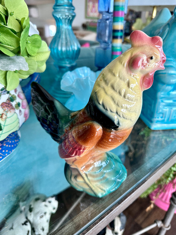 1950's Royal Copeley Rooster Planter
