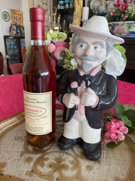 Vintage Bourbon Decanter Old Mister Boston Brand