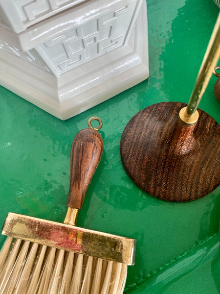 Vintage Brass Sweep Set
